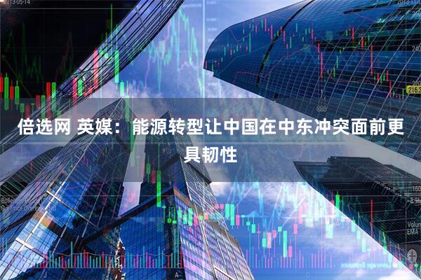 倍选网 英媒：能源转型让中国在中东冲突面前更具韧性