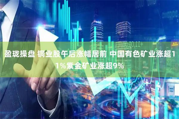 盈珑操盘 铜业股午后涨幅居前 中国有色矿业涨超11%紫金矿业涨超9%