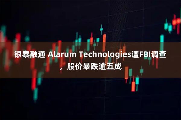 银泰融通 Alarum Technologies遭FBI调查，股价暴跌逾五成