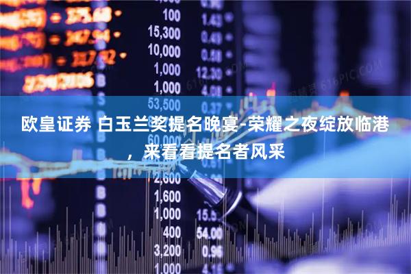 欧皇证券 白玉兰奖提名晚宴-荣耀之夜绽放临港，来看看提名者风采